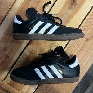 BRAND NEW black adidas sambas